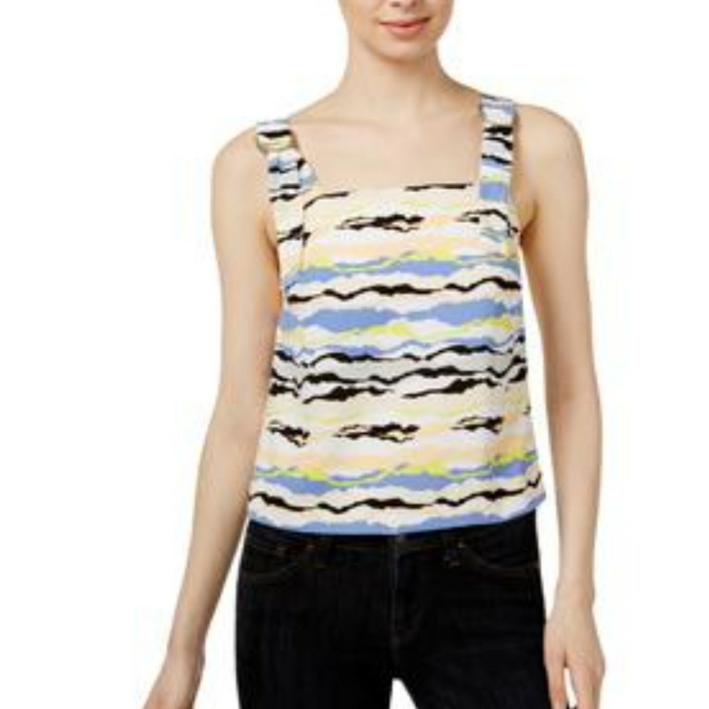 Kensie colorful striped top XL